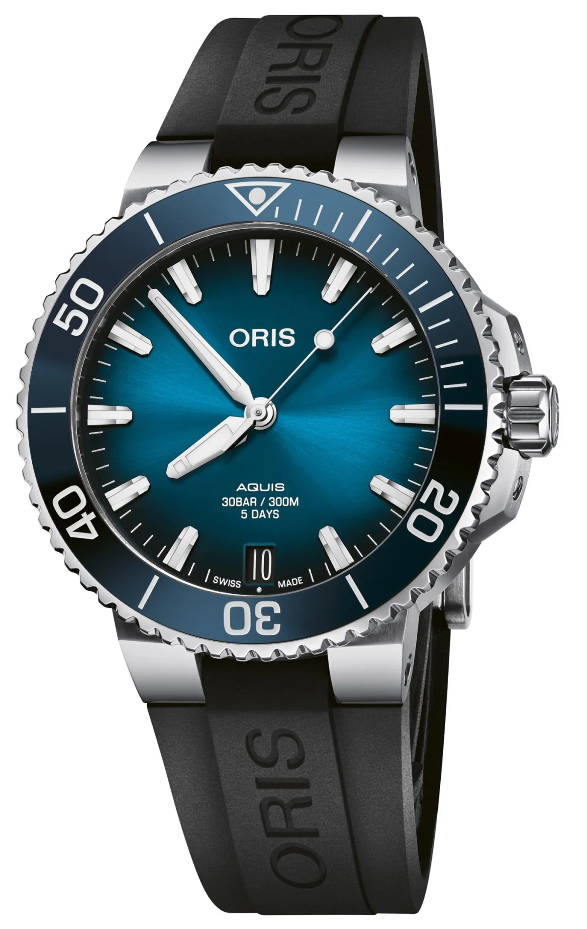 Oris Aquis Date Calibre 400 41.5mm bracelet design