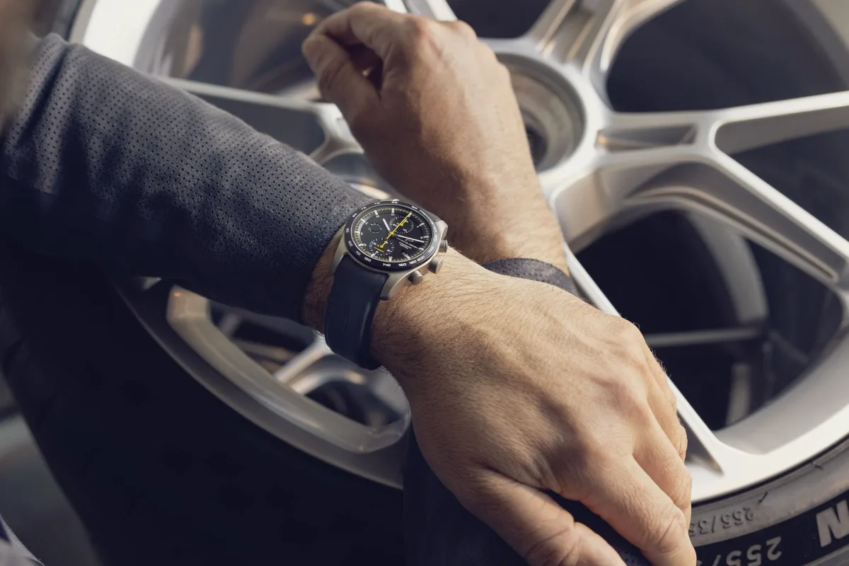 Porsche Design Chronograph with leather strap