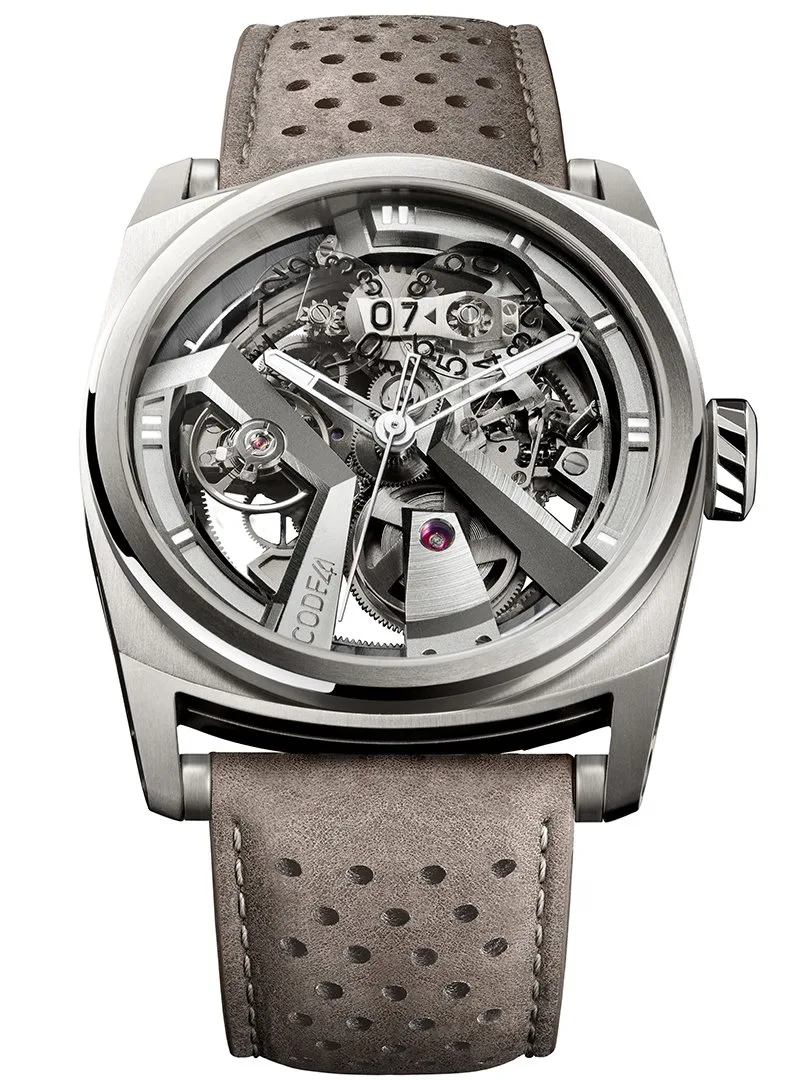 Side view of CODE41 X41 Edition 5 with AeroCarbon case