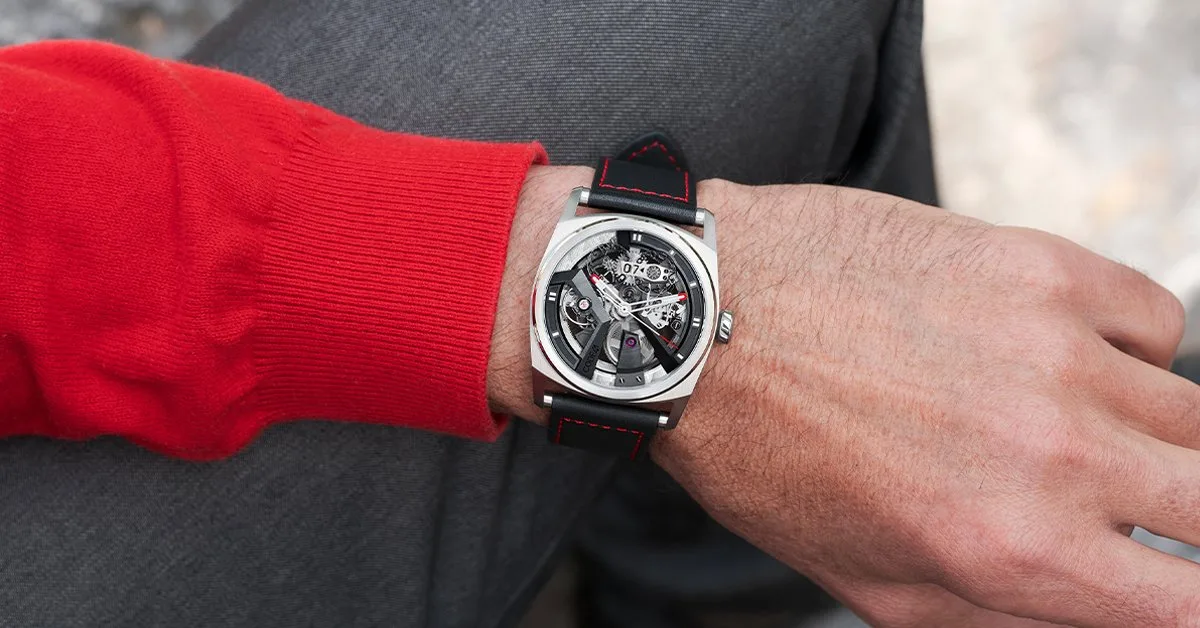 CODE41 X41 Edition 5 on wrist