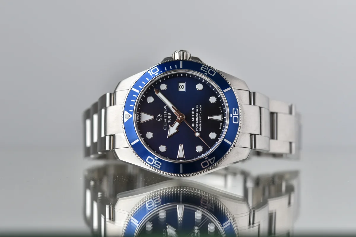 Certina's marketing focus on sustainability.