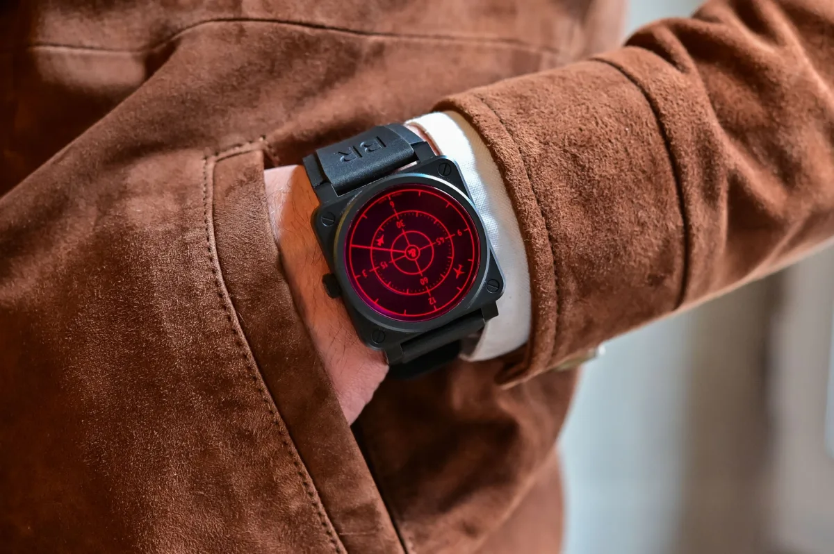 Back view of Bell & Ross Red Radar Ceramic