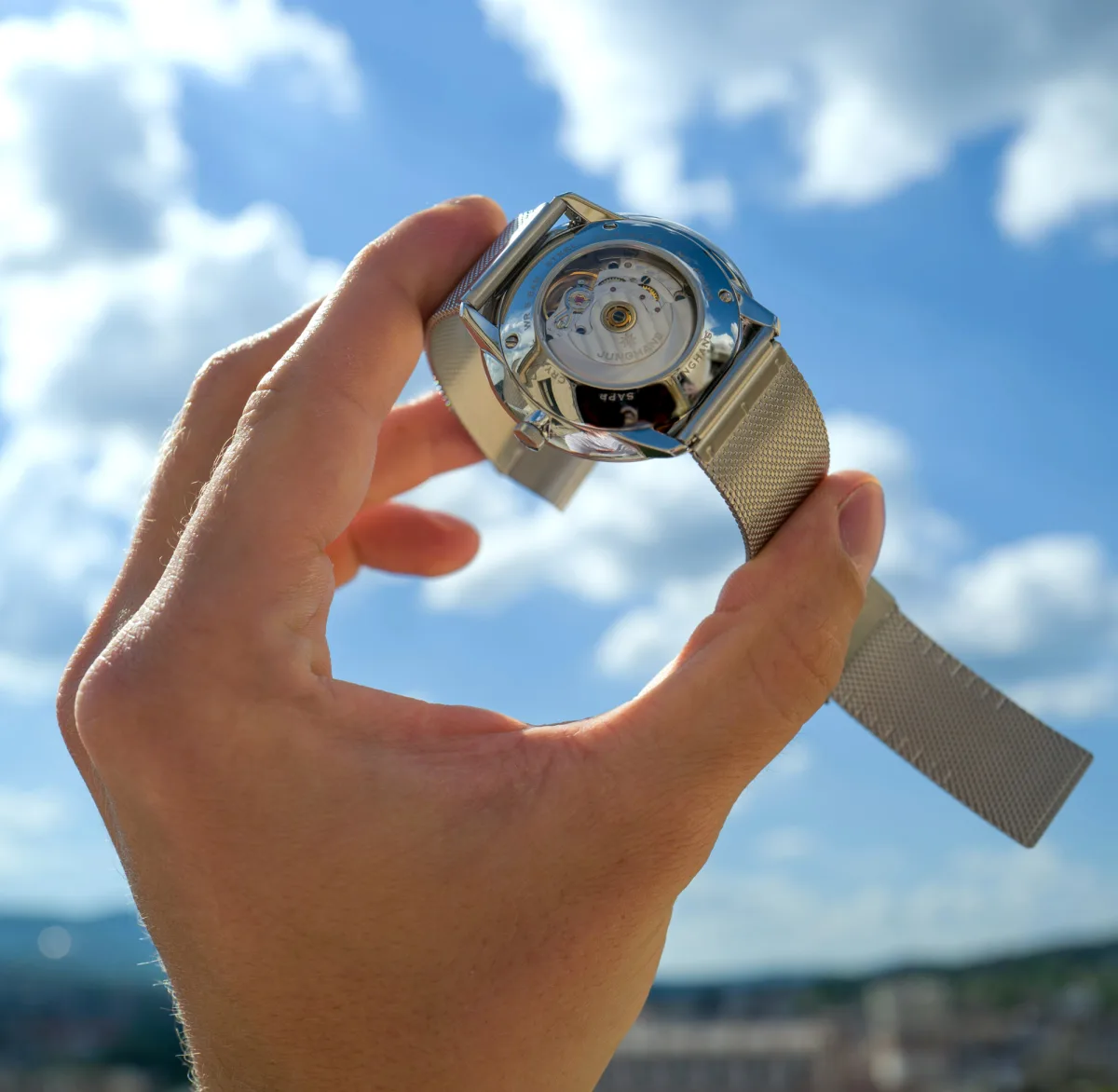 Junghans Meister Fein Automatic with leather strap