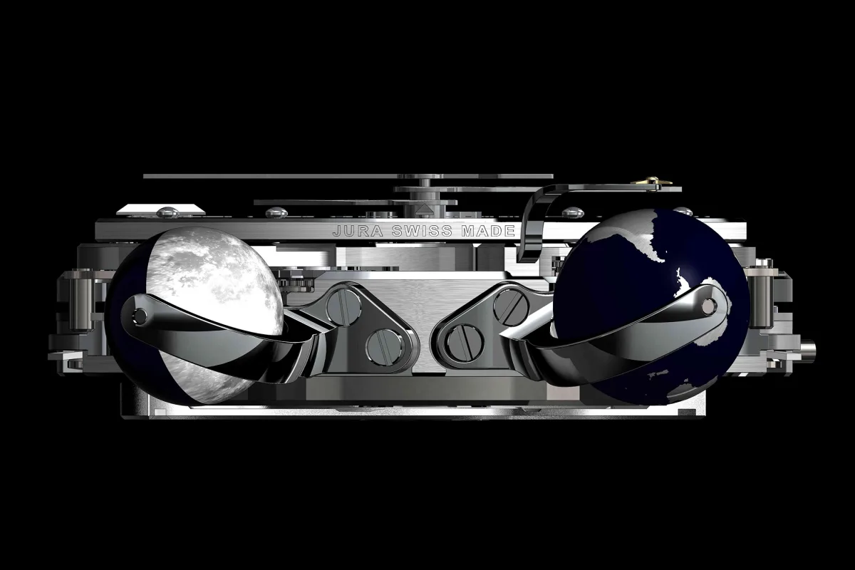 Vicenterra AstroLUNA watch with 3D Moon and Earth display