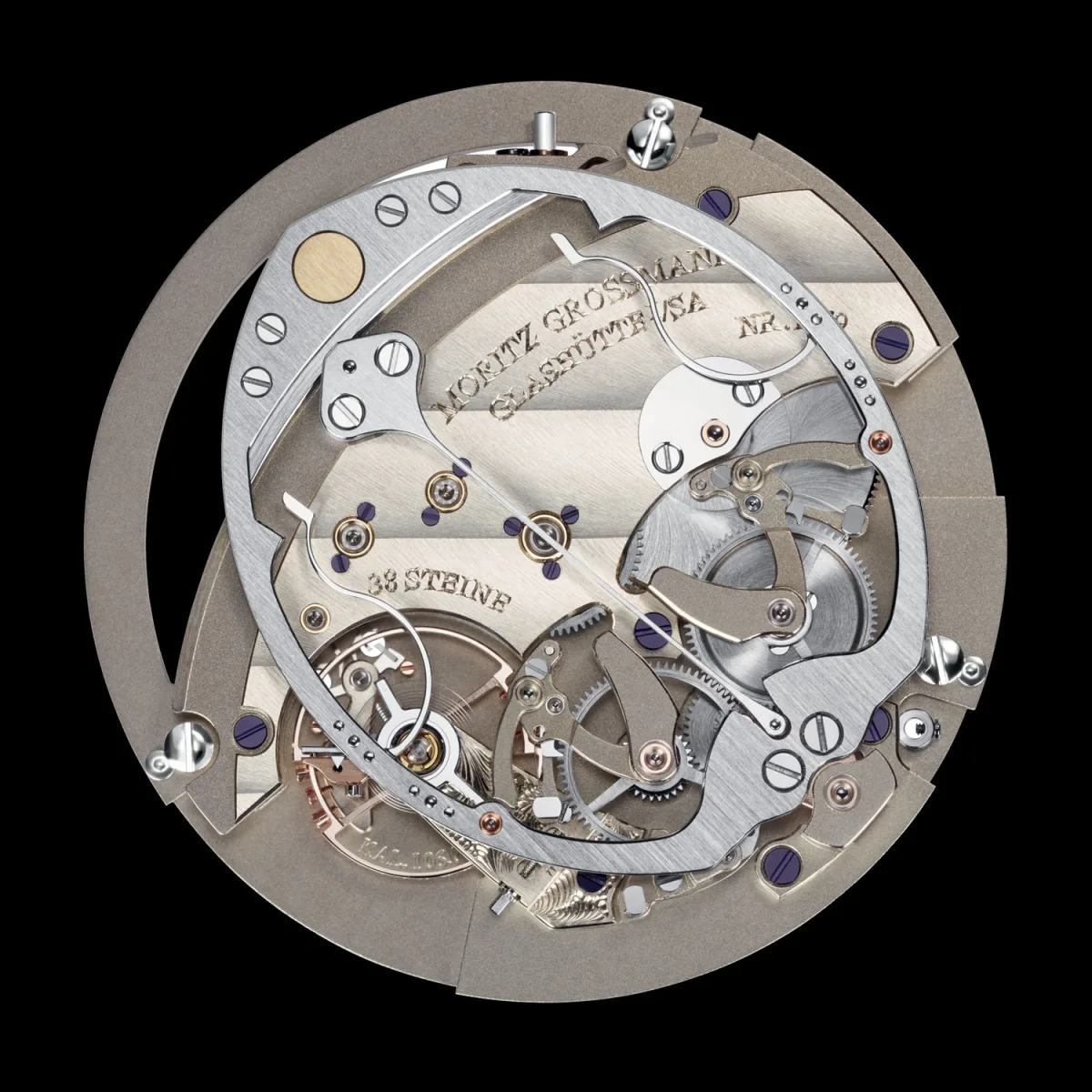 Moritz Grossmann Hamatic Vintage watch with leather strap