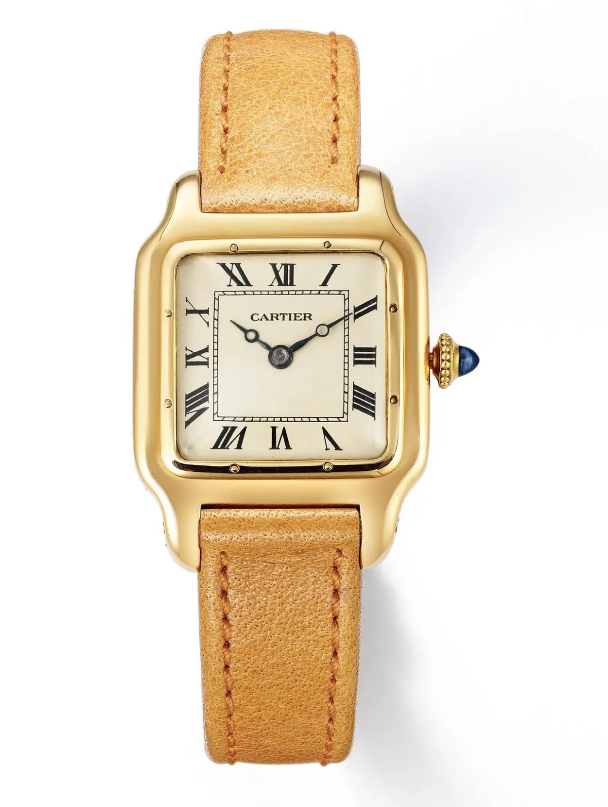 1970s Cartier Santos model with bracelet and screws