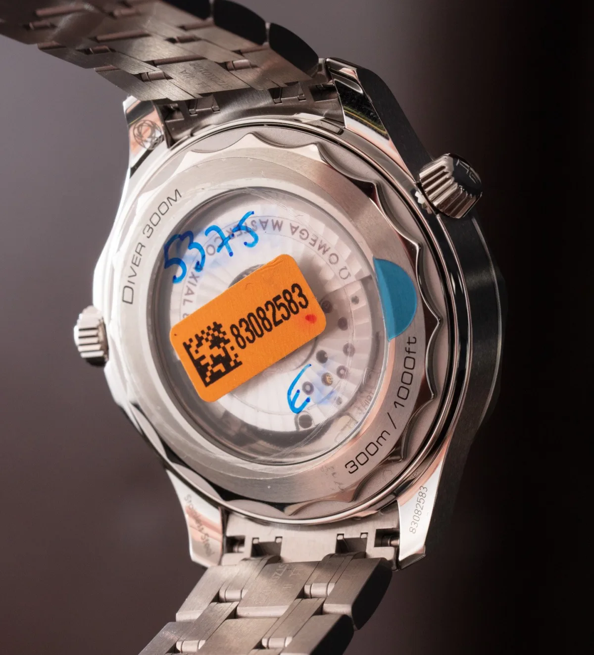 Omega Seamaster 300M on a rubber strap