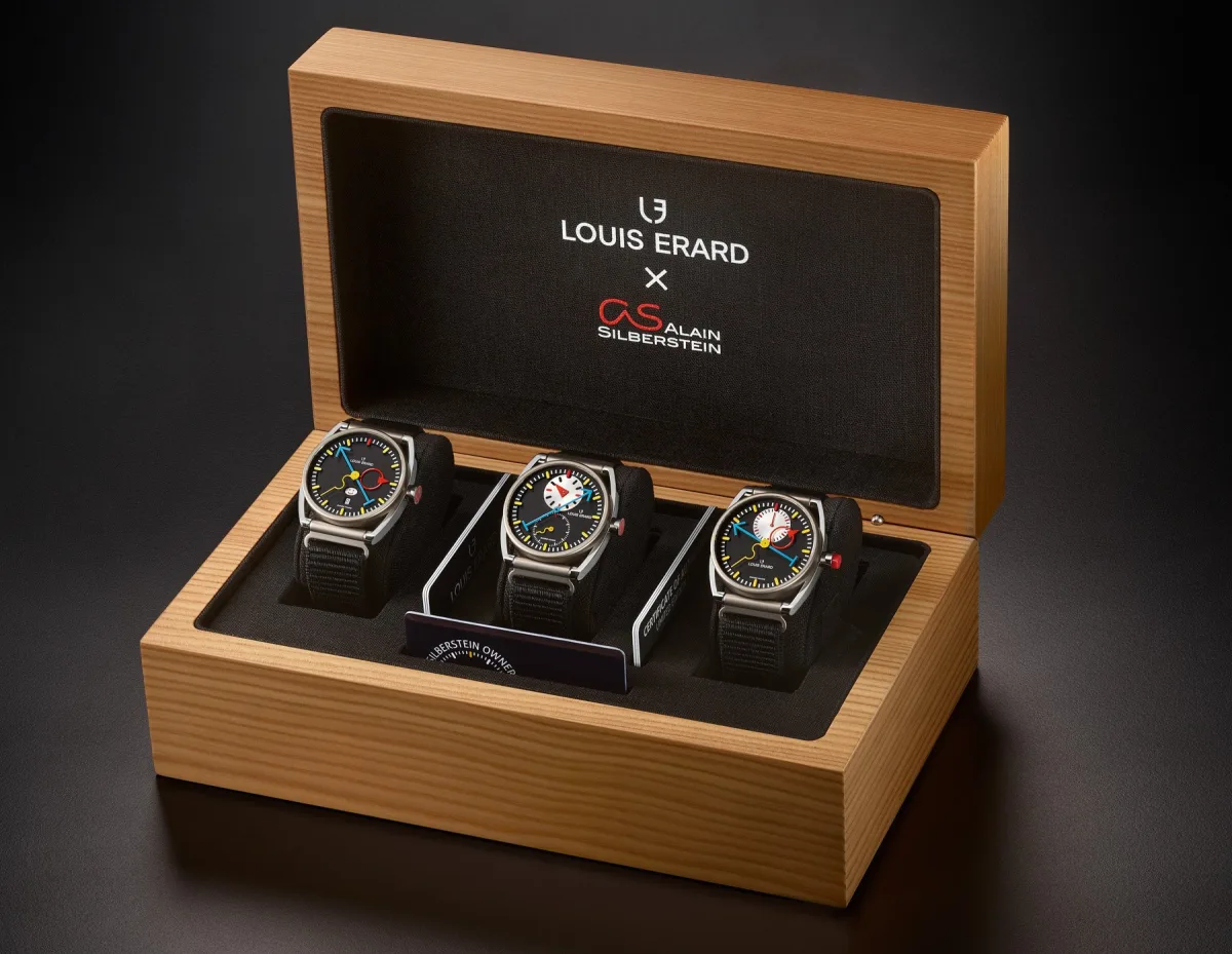 Full view of the watch collection