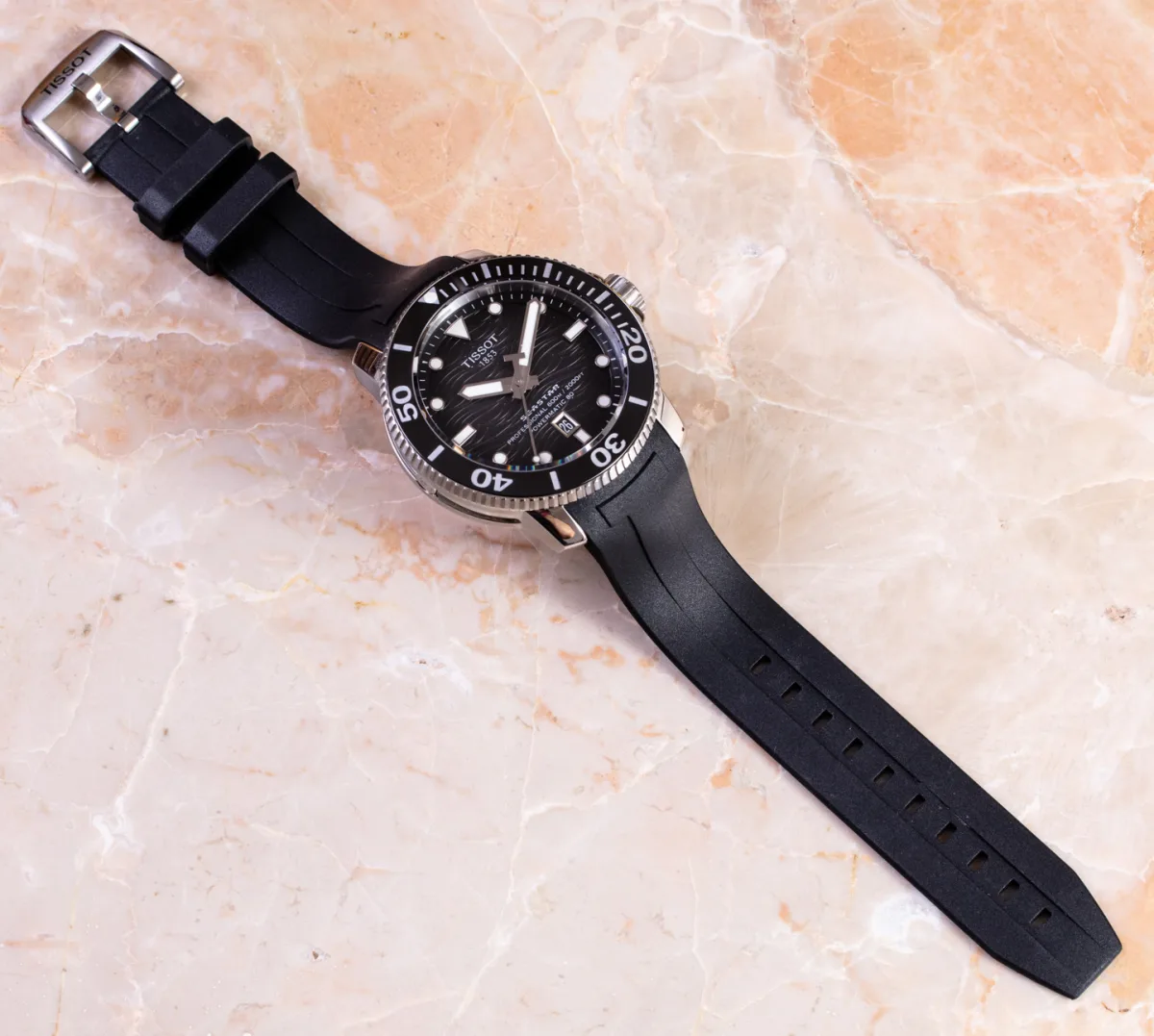 Tissot Seastar 2000 Professional with rubber strap