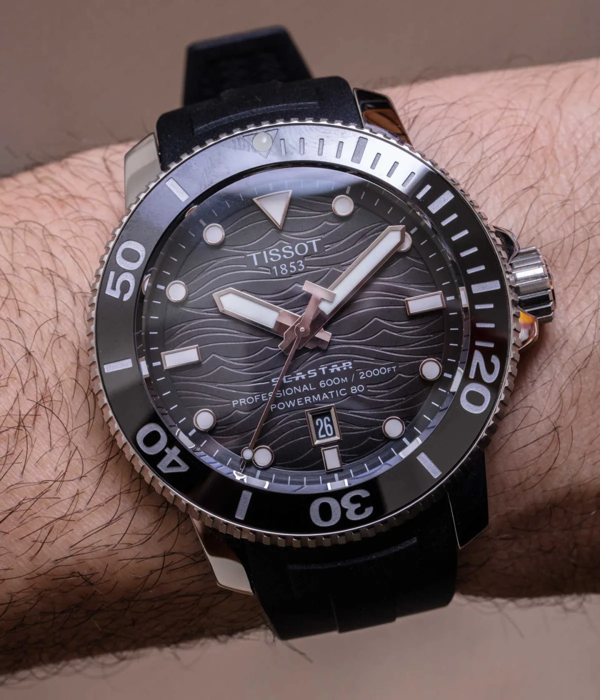 Tissot Seastar 2000 Professional collection display