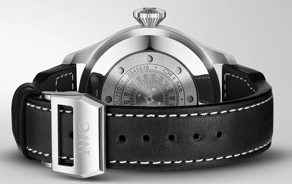 IWC Big Pilot’s Watch Edition 'Las Vegas' with roulette-inspired date wheel.