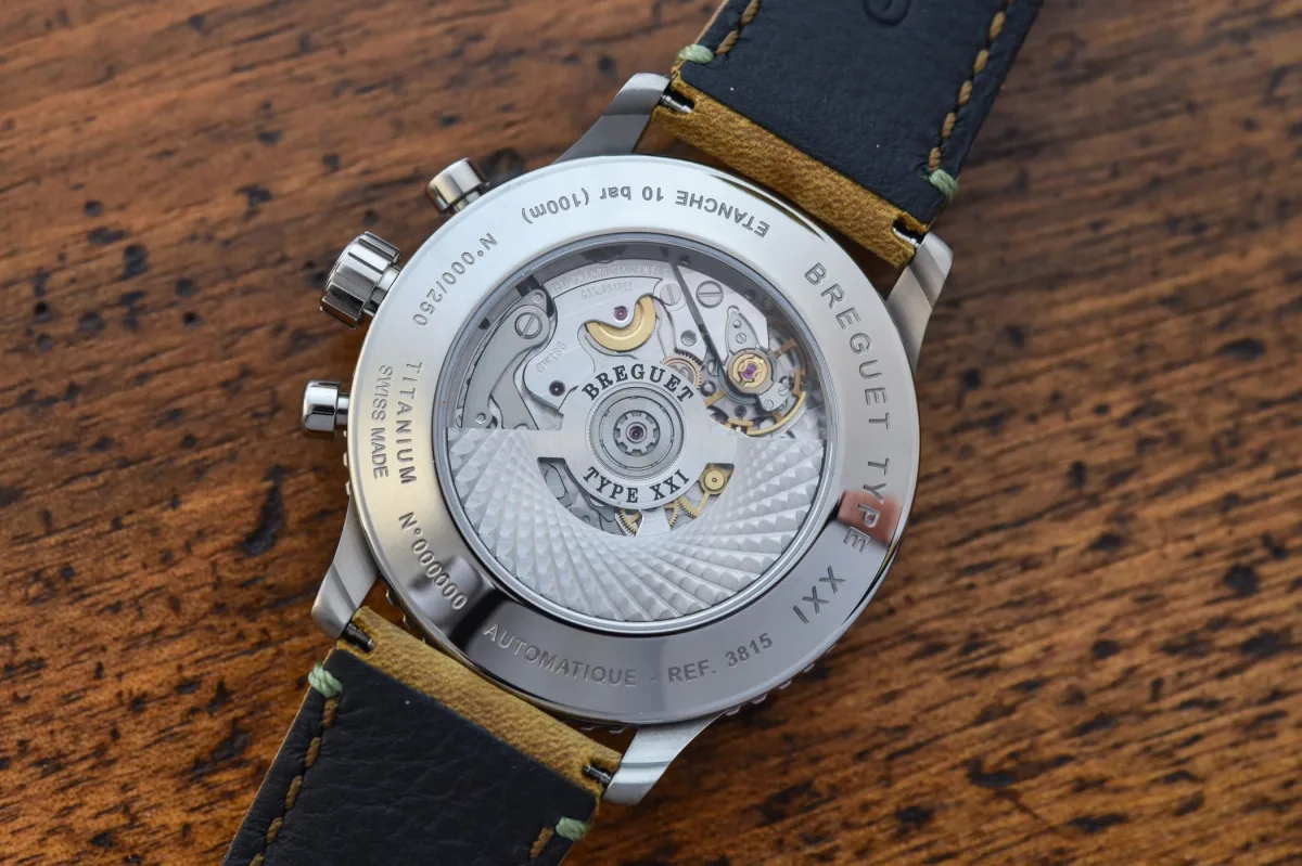 Breguet Type XXI 3815 showcasing updated dial layout