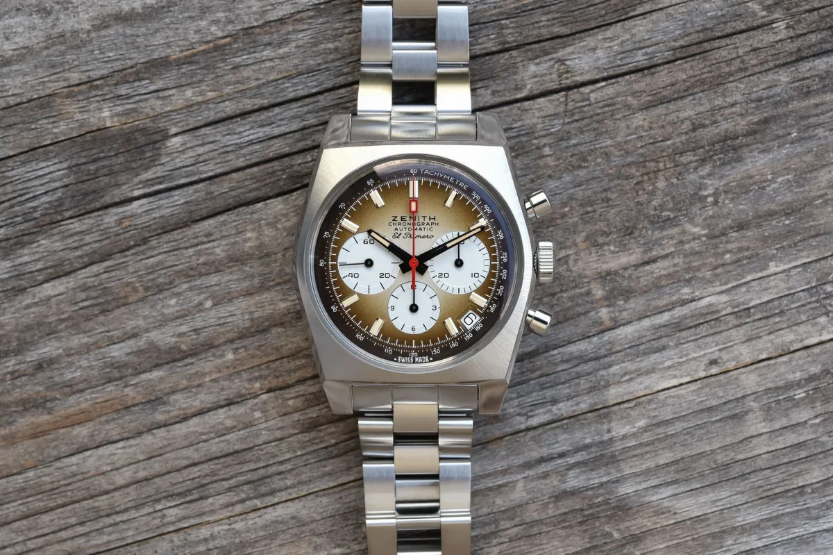 Zenith Chronomaster Revival A385 watch with gradient dial