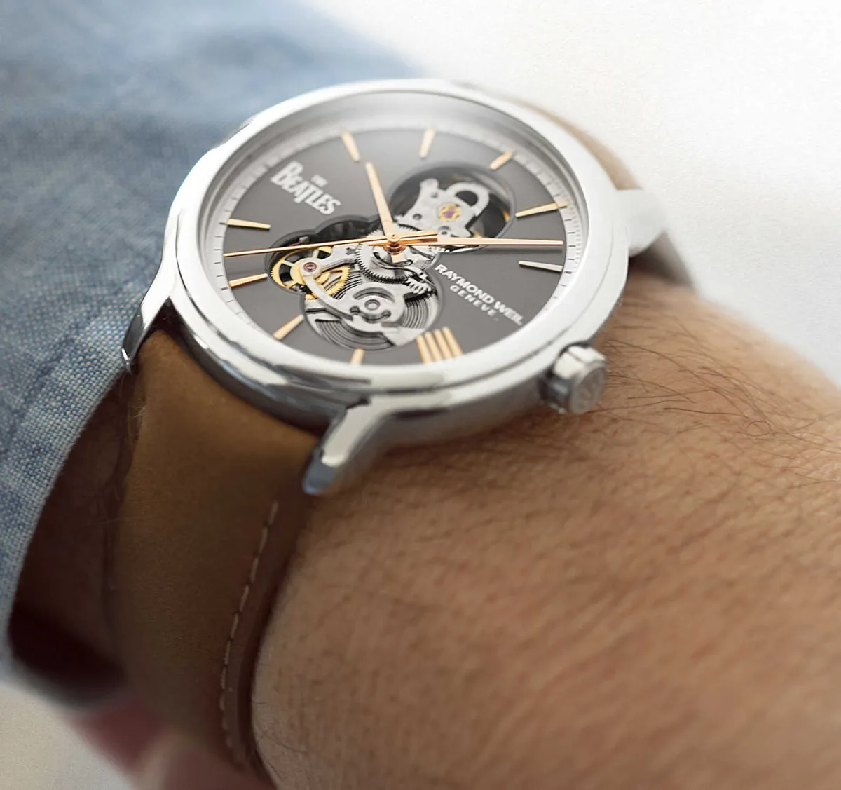 Raymond Weil Maestro The Beatles Let It Be Limited Edition watch front view