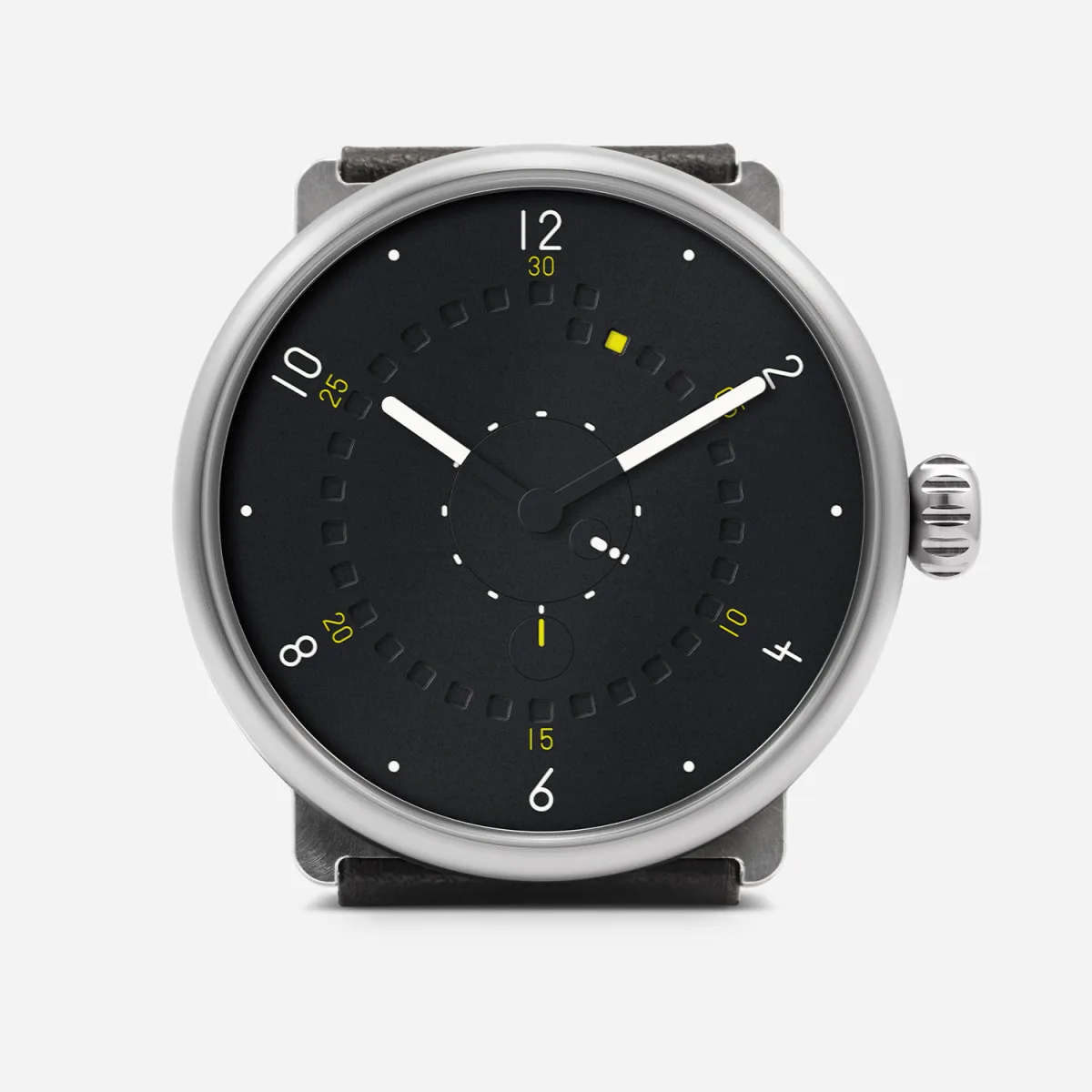 Detail of the Ochs & Junior CCA black titanium case