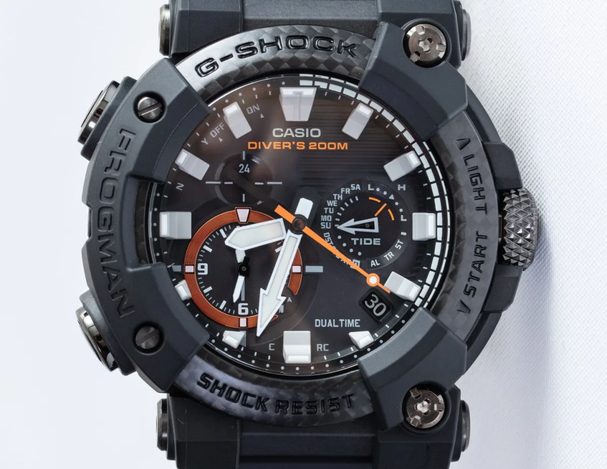 Casio G-Shock Frogman GWF-A1000XC-1A watch front view