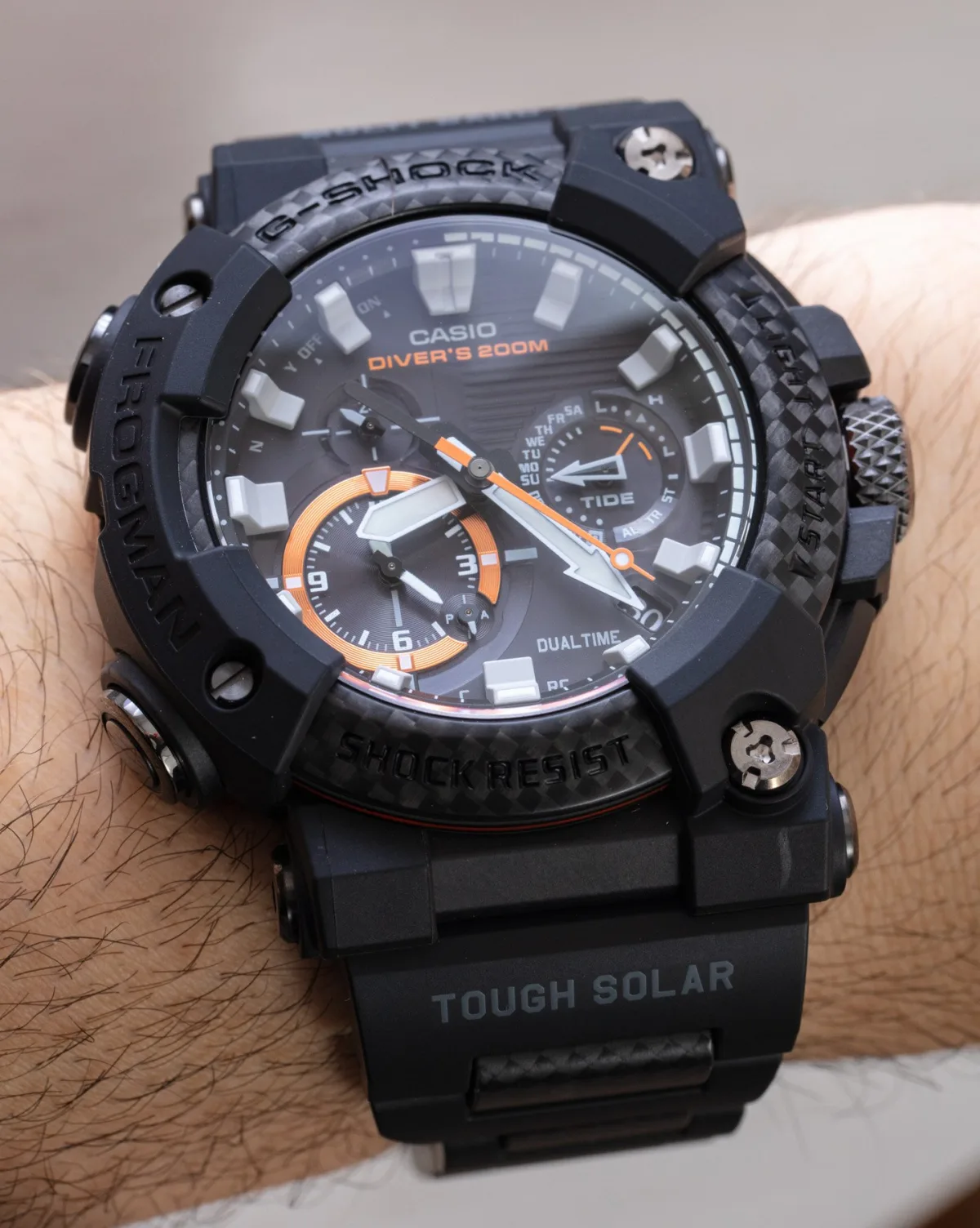 Casio Frogman GWF-A1000XC-1A with Bluetooth and solar features
