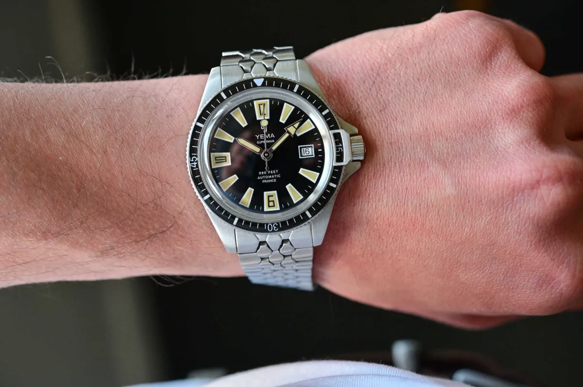 Yema Superman Skin Diver with scale bracelet