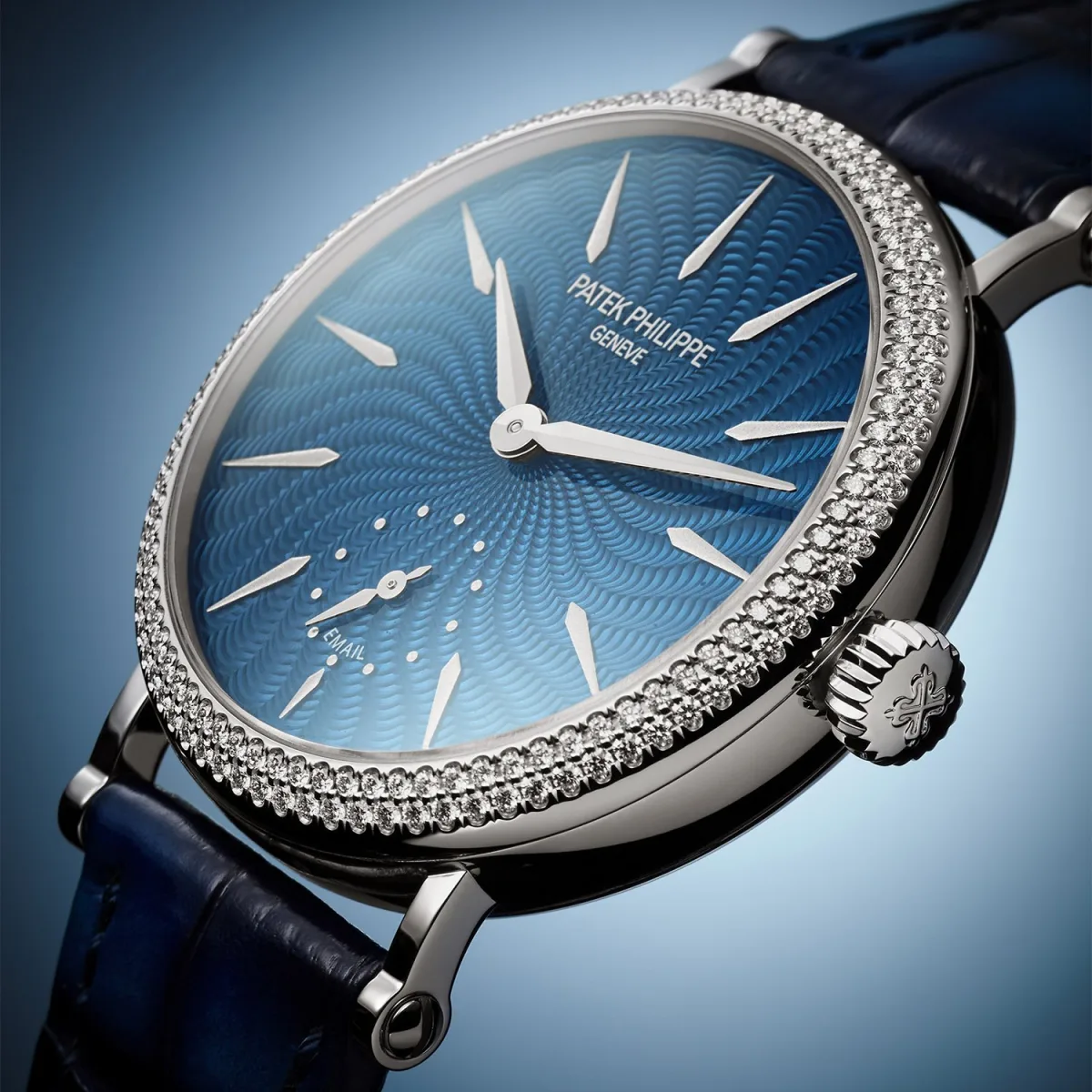 Patek Philippe Ref. 7040/250G Women's Minute Repeater with blue dial