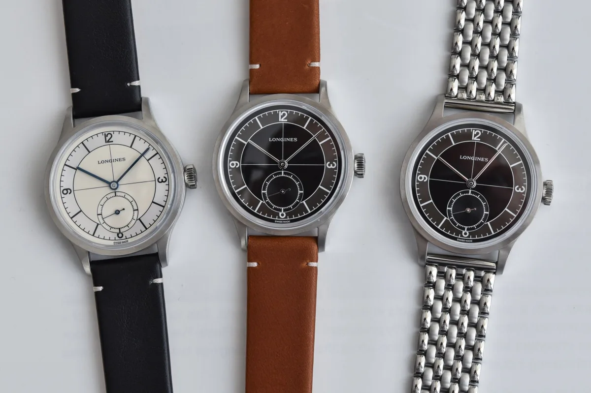 Longines Heritage Classic with black sector dial