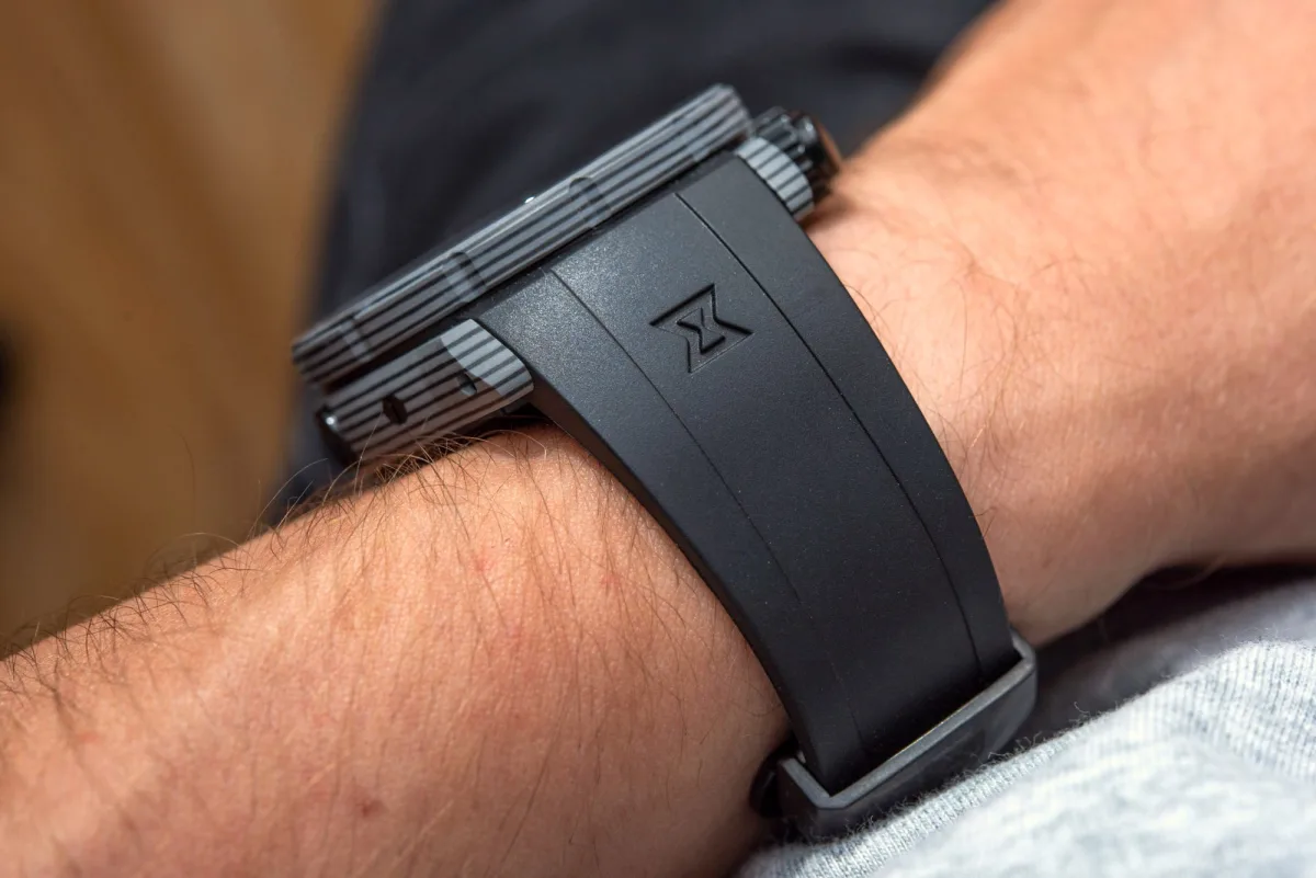 Edox CO-1 Carbon Chronograph on wrist