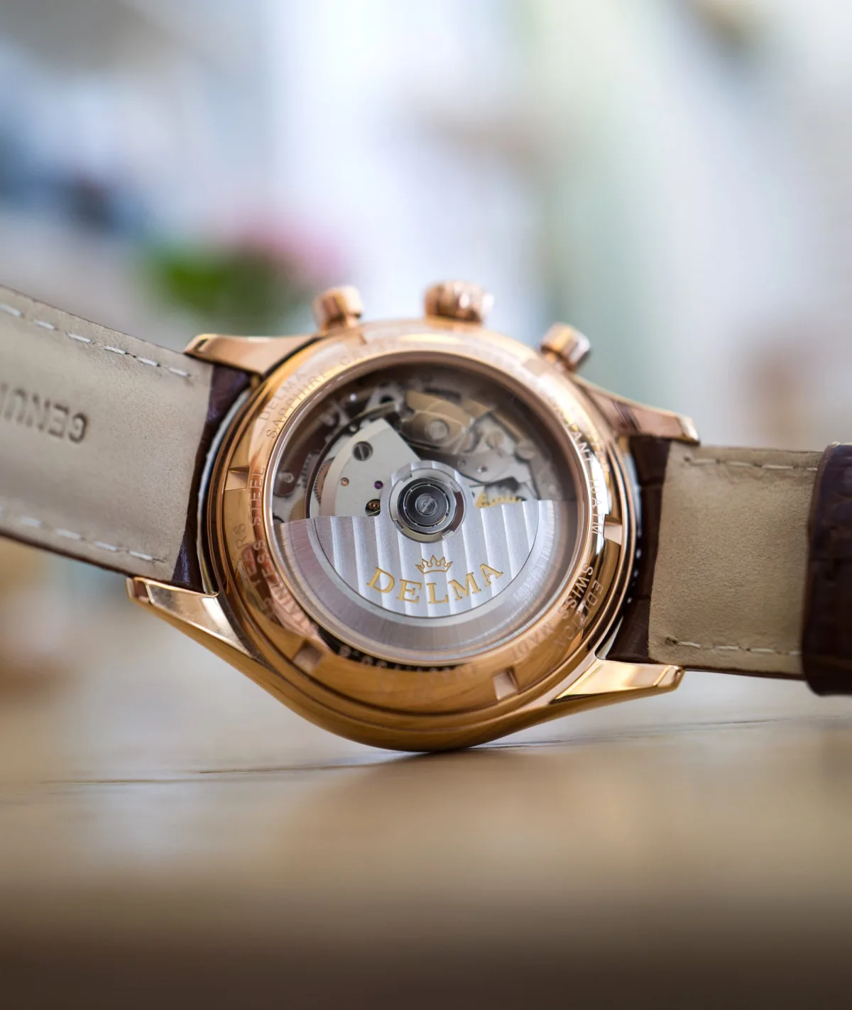 Delma Heritage Chronograph with accessories