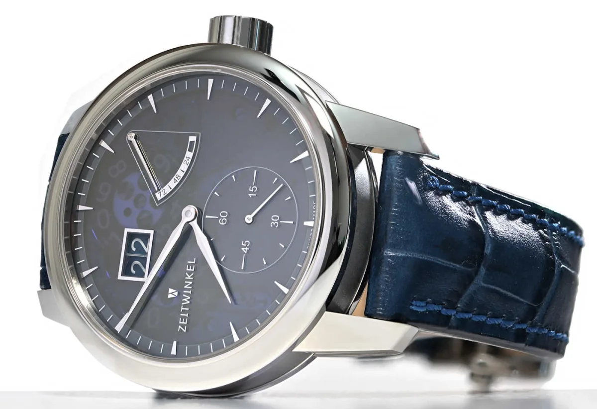 Zeitwinkel 273° Saphir Bleu with various strap options
