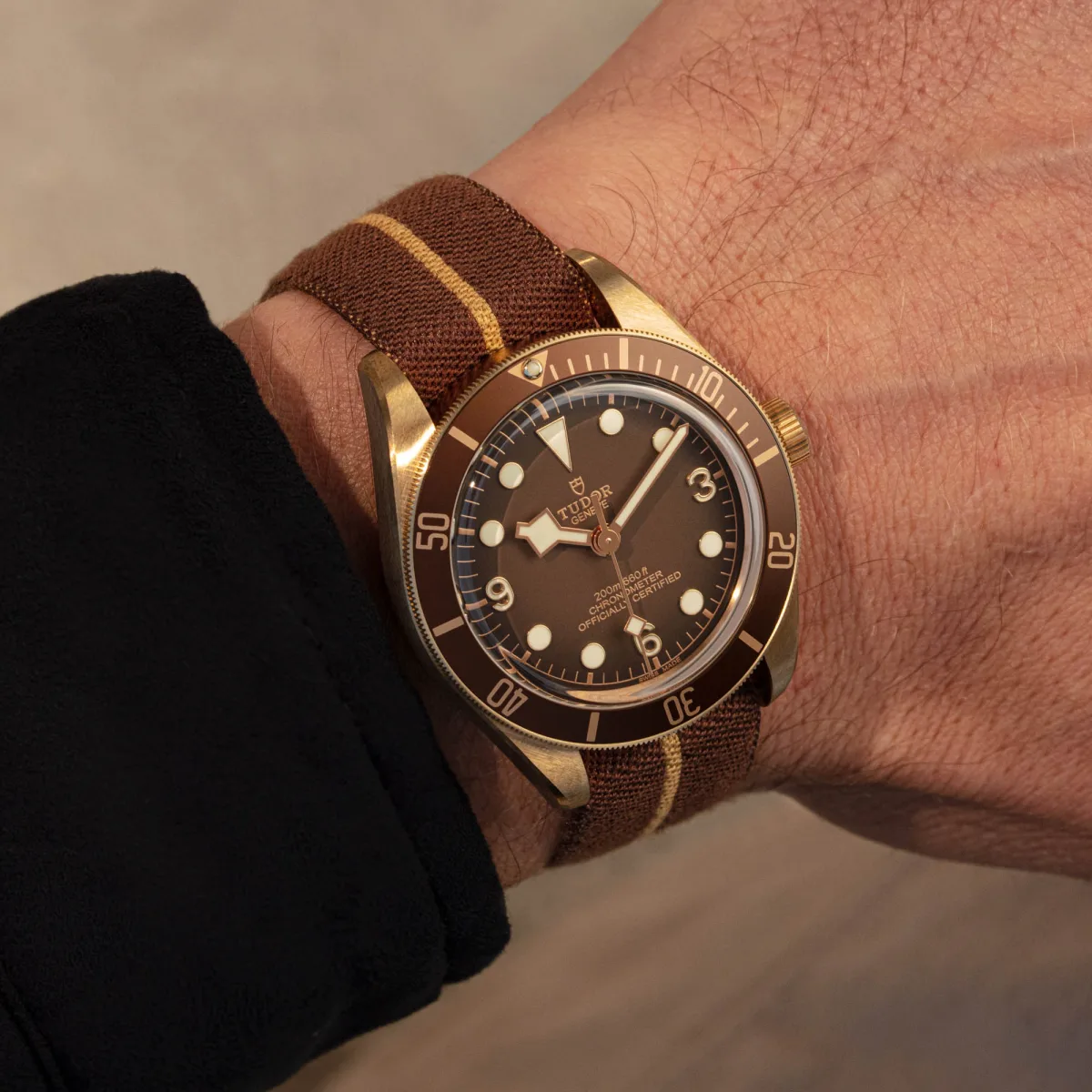 Tudor Black Bay Fifty-Eight Bronze with fabric strap