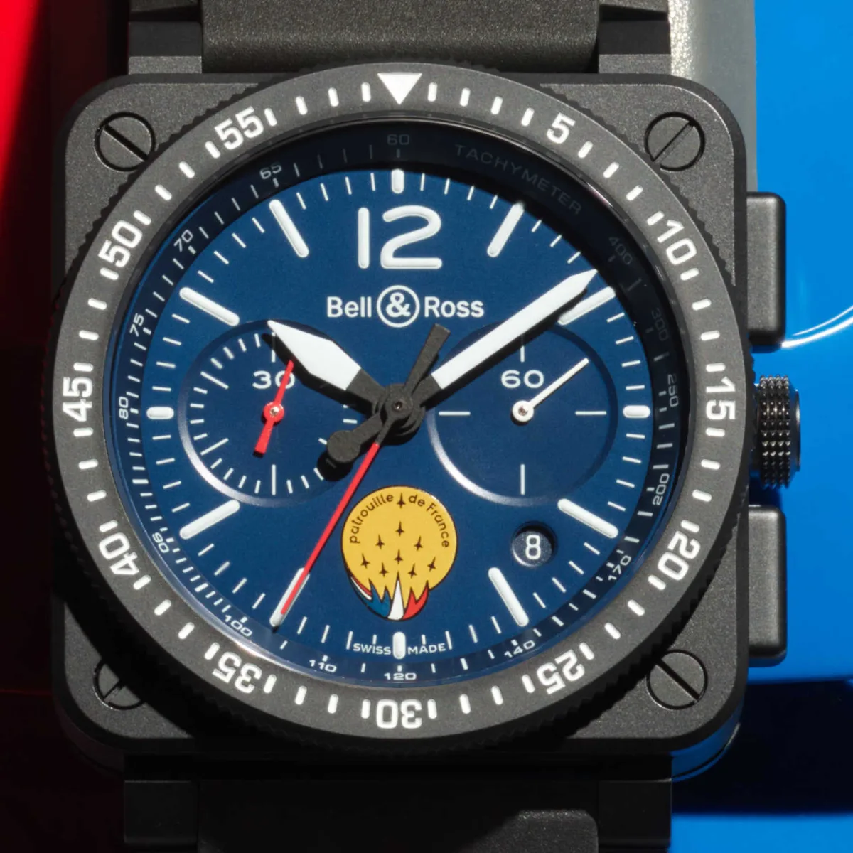 BR-CAL.301 automatic movement inside the watch.