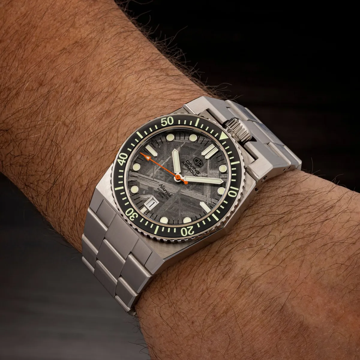 Meteorite dial option for the Narval watch