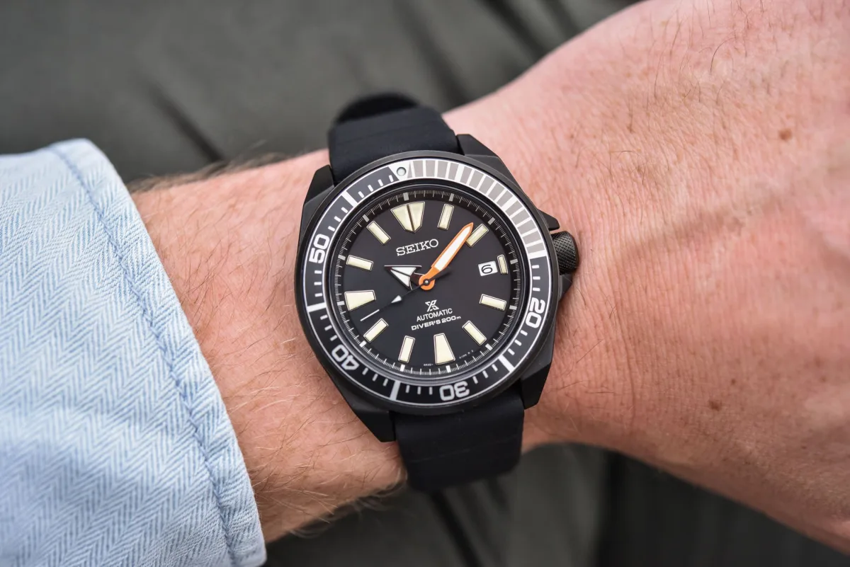 Seiko Samurai SRPH11K1 dial and hands