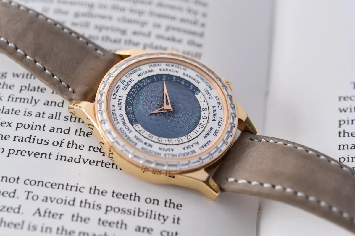 Dial details of the Tempus Terrae watch