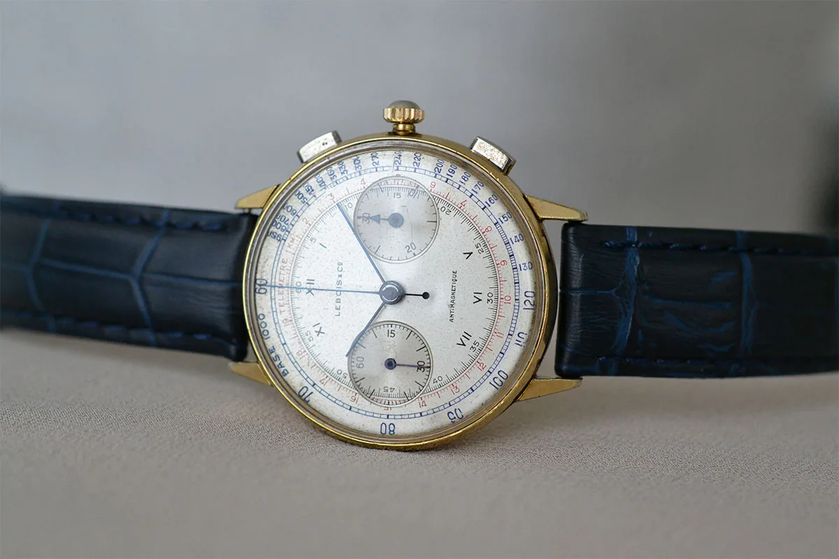 Caproni aircraft with Lebois & Co chronographs