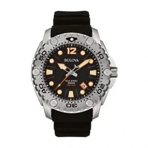 Bulova Men’s 96B228 Watch with large stainless steel case