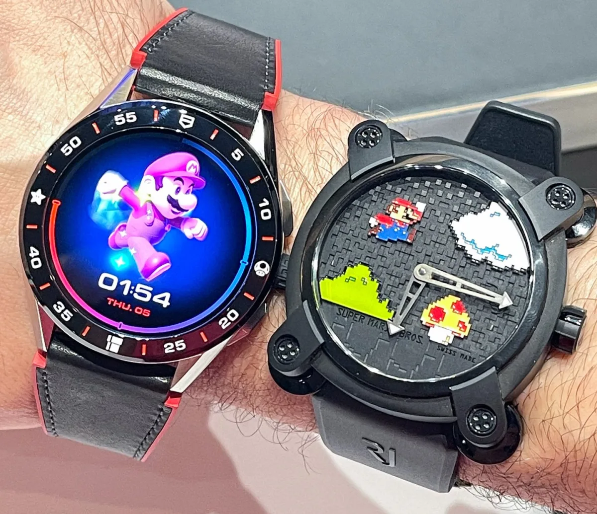 TAG Heuer Connected Super Mario Limited Edition on wrist
