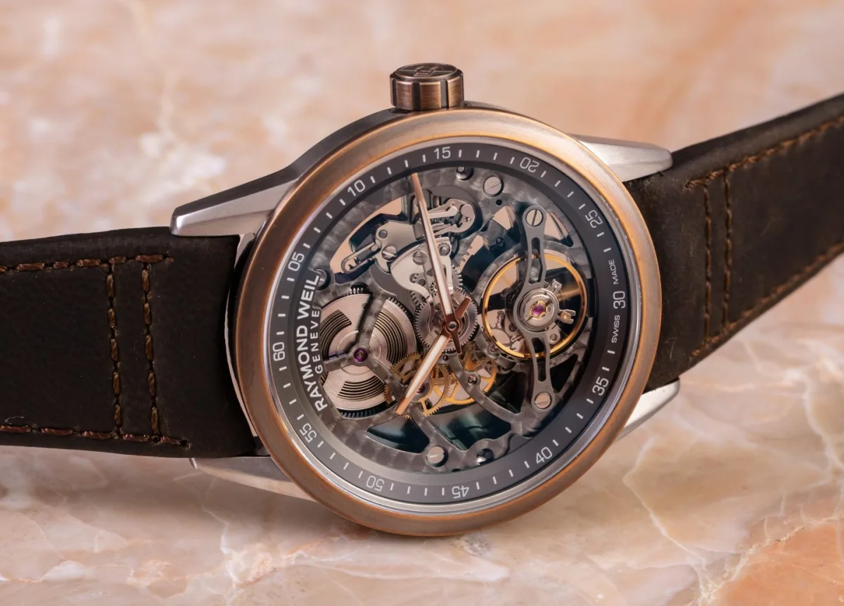 Raymond Weil Freelancer RW1212 Skeleton Bronze watch