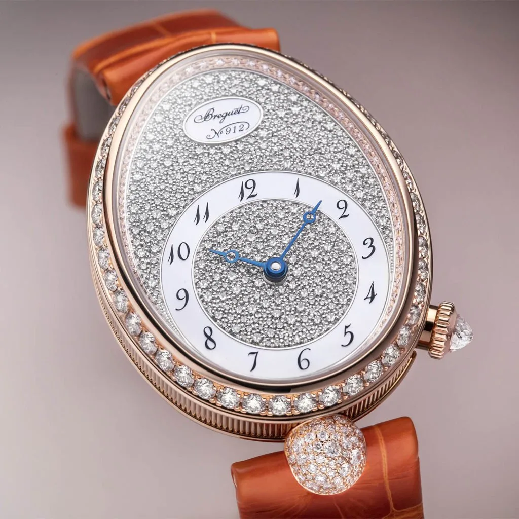 Close-up of Breguet Reine de Naples 8938 dial