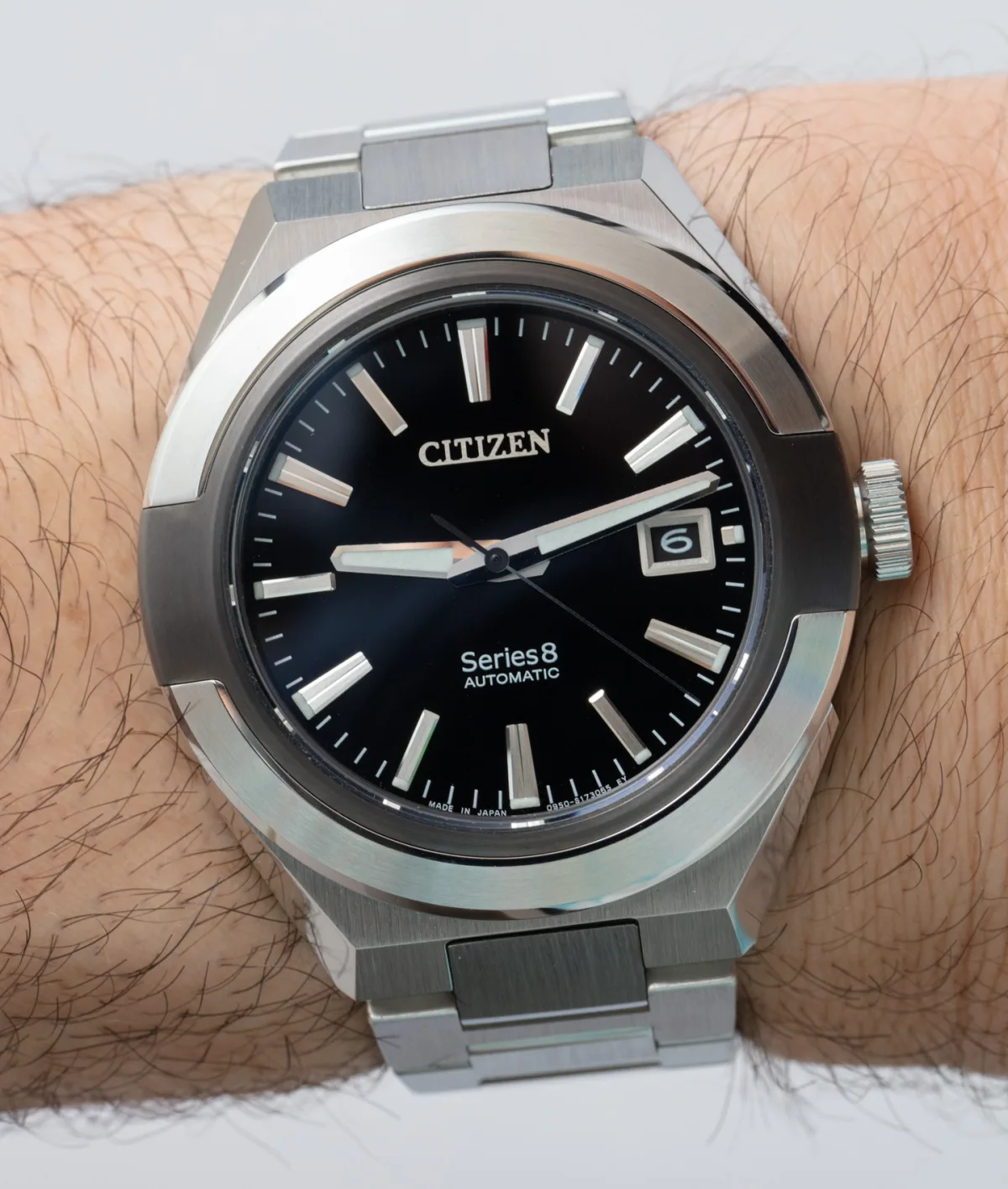 Citizen Series 8 870 on wrist