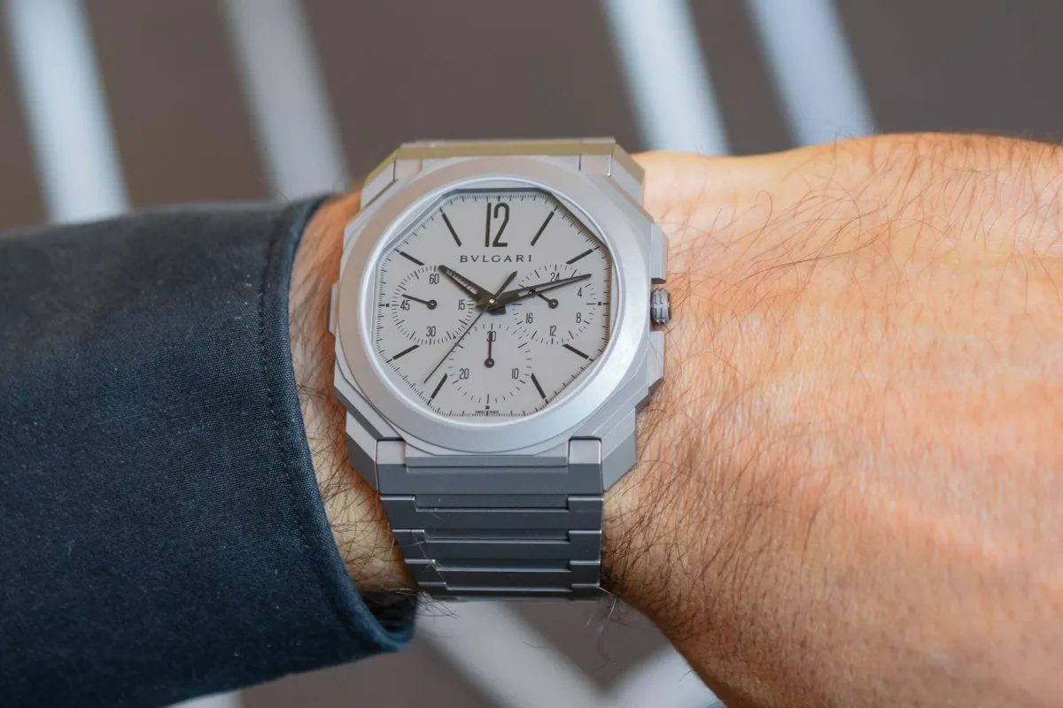 Bvlgari Octo Finissimo Chronograph GMT with titanium case