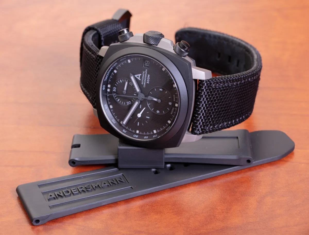 Andersmann Chronograph DLC with titanium case and DLC coating