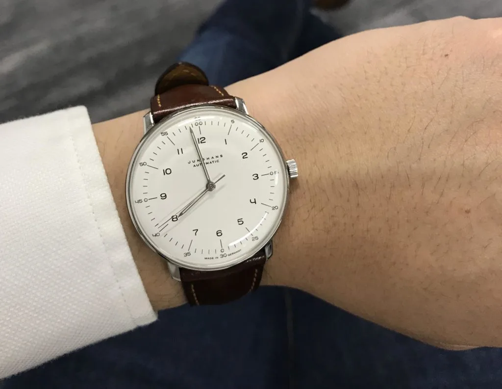 Junghans 34mm Max Bill ultra-thin mechanical watch
