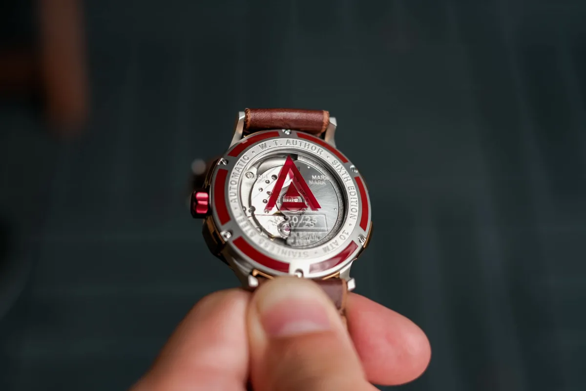 Miyota Cal.9015 movement in the WT Author No 1953 watch