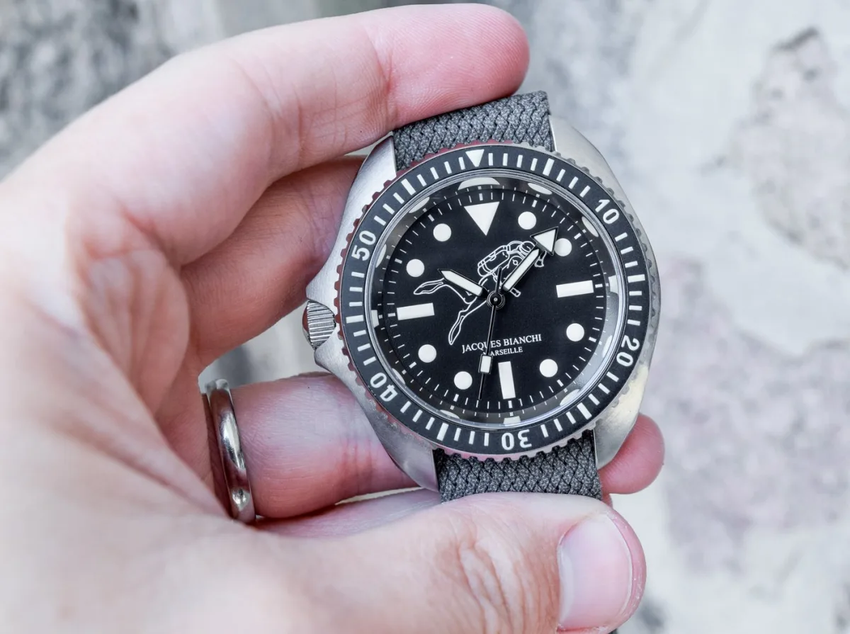 Jacques Bianchi JB200 watch close-up