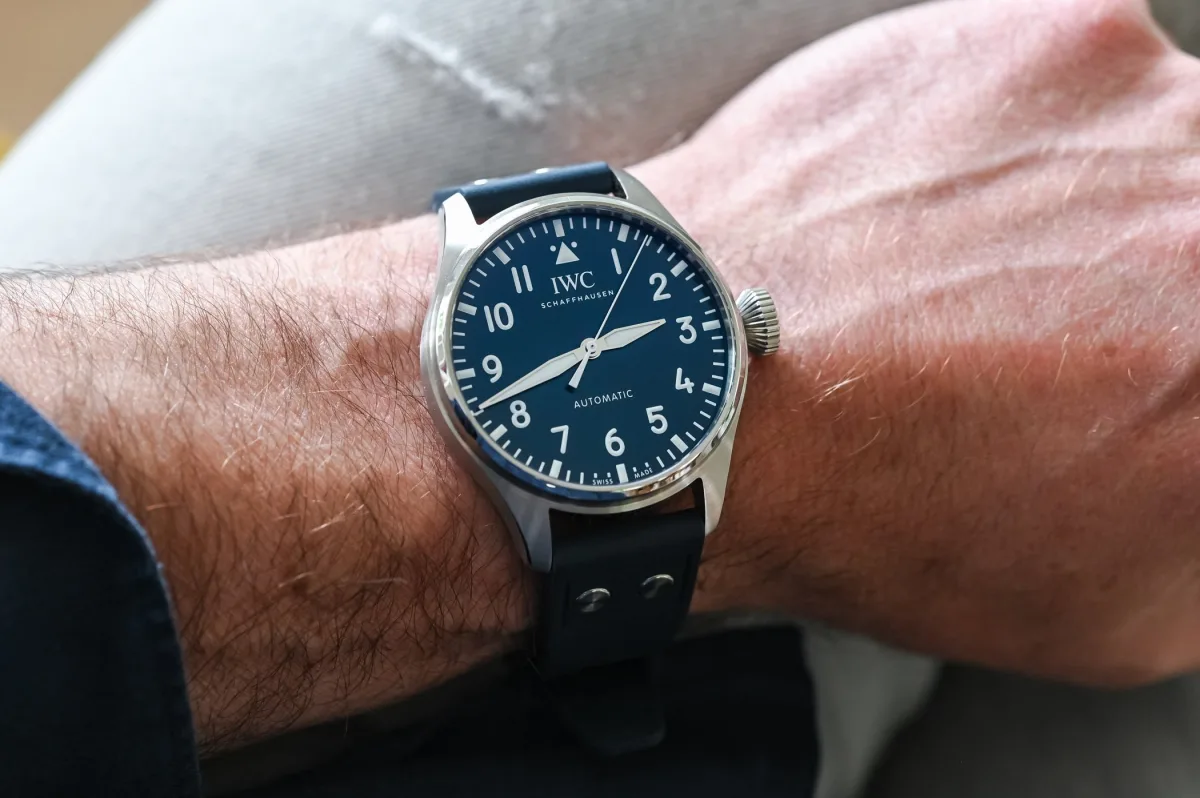 IWC Big Pilot’s Watch 43 with rubber strap