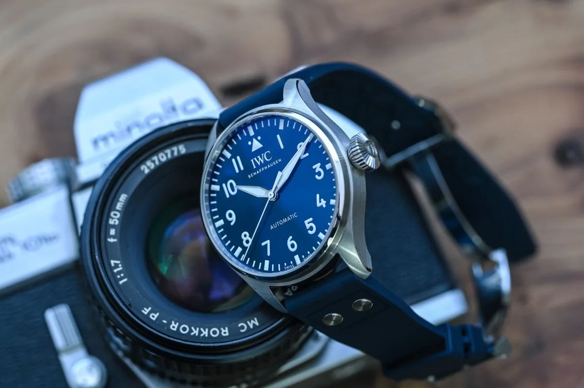 IWC Big Pilot’s Watch 43 dial close-up