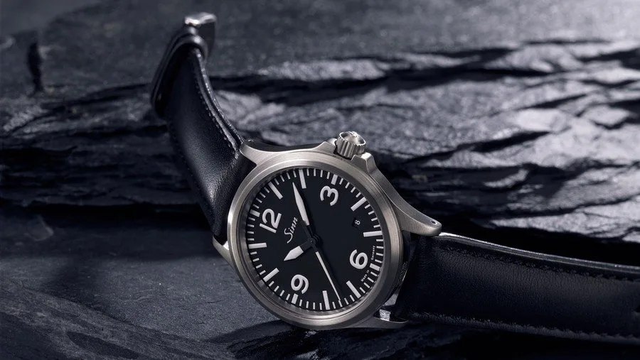 Sinn 556 A working watch with matte stainless steel finish