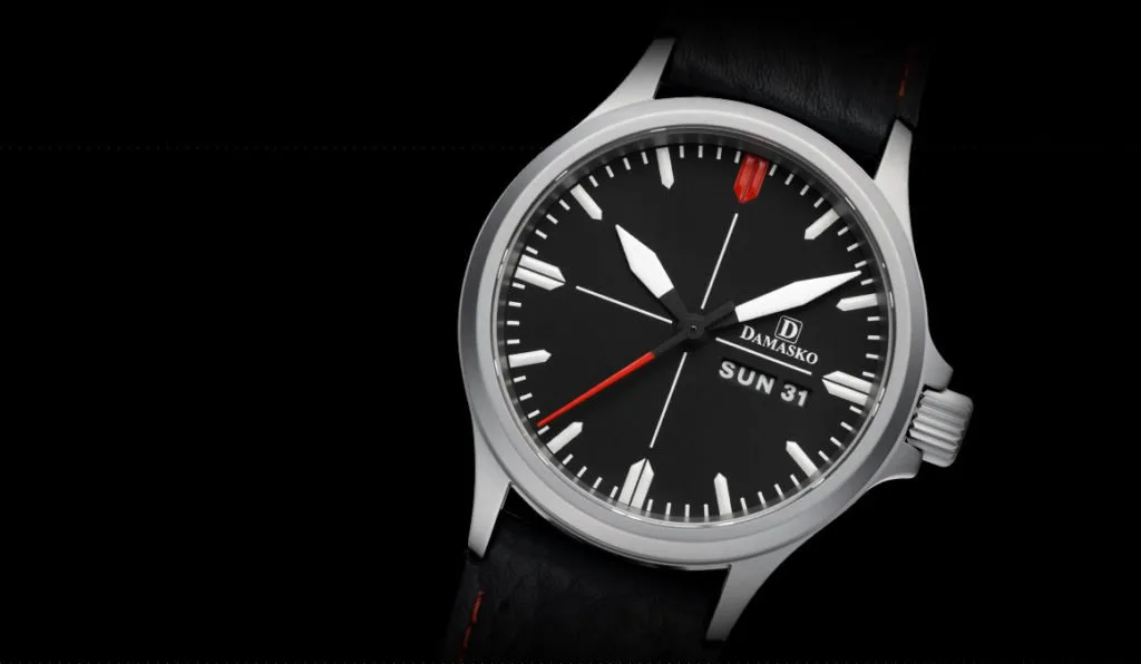 Damasko DA34 with ice-hardened stainless steel case