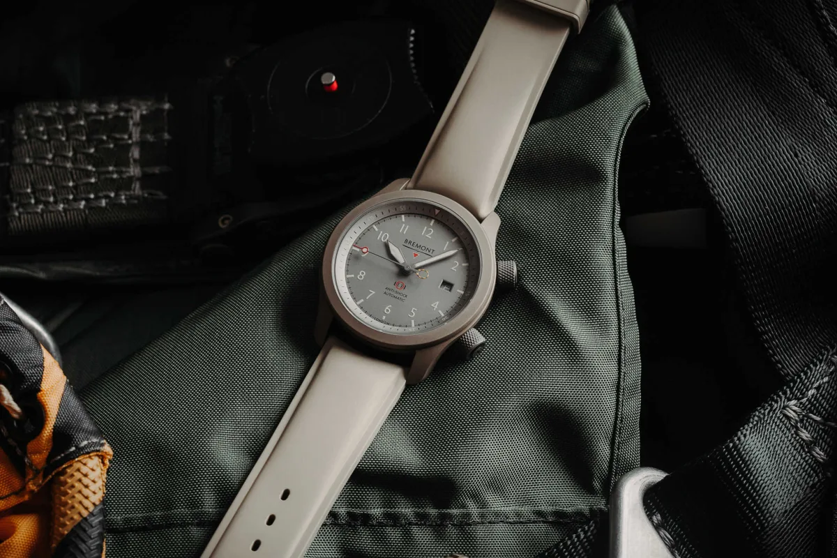 Bremont MBII Savanna warm gray titanium case