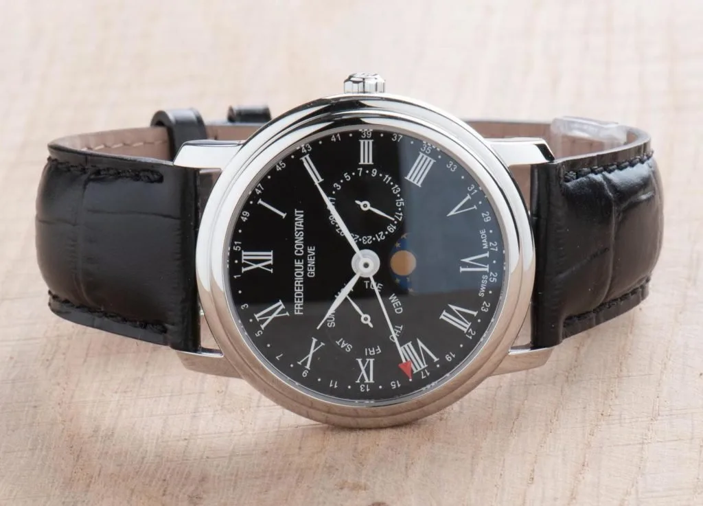 Frederique Constant FC-27OBR4P6 watch with black dial
