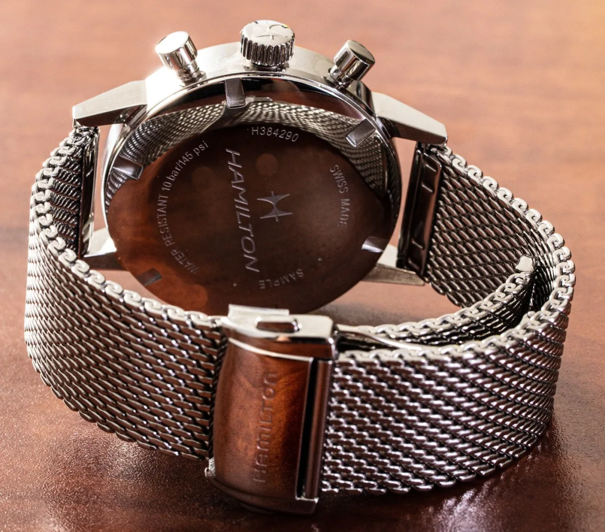 Hamilton Intra-Matic Chronograph H with Milanese bracelet